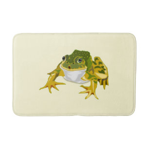 Happy Frog Funny Bath Mat - Choose Colors
