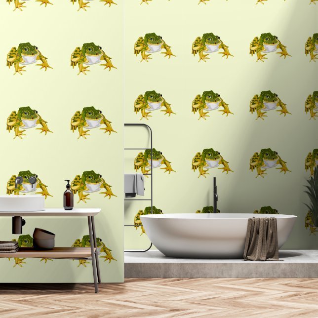 Happy Frog Funny Wallpaper (Bathroom)