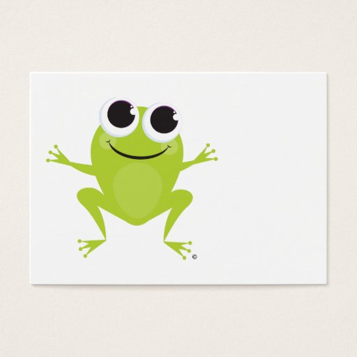 Customizable Happy Frog Gift Card Business Card