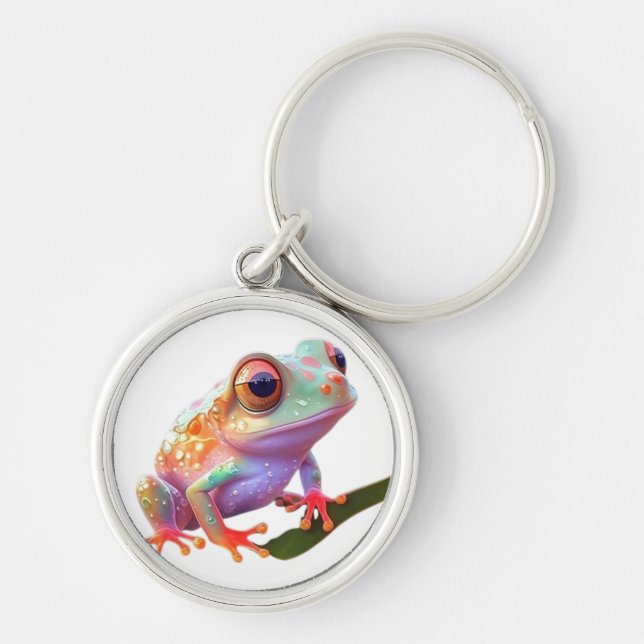Happy  frog  Keychain (Front)