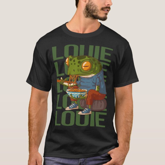 Happy Frog - Louie Name T-Shirt (Front)