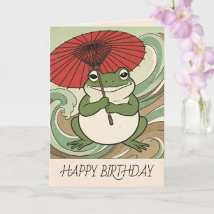 Happy Frog Matsumoto Hoji Style Card