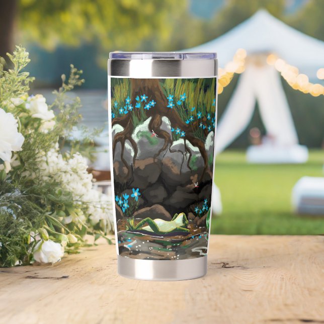 Happy frog mug insulated tumbler (Wedding (Rotated))