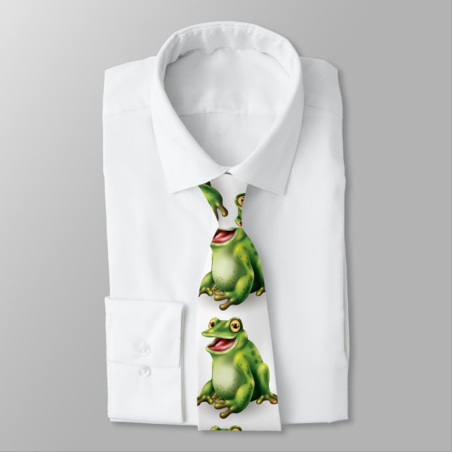 Happy Frog Neck Tie (Tied)
