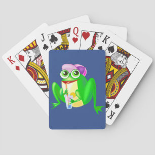 Happy Frog Playing Cards