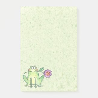 Happy Frog Post-it Notes