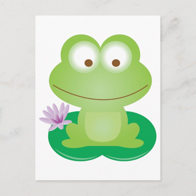 Happy Frog Postcard (Front)