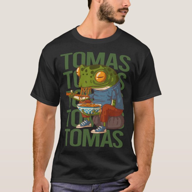 Happy Frog - Tomas Name T-Shirt (Front)