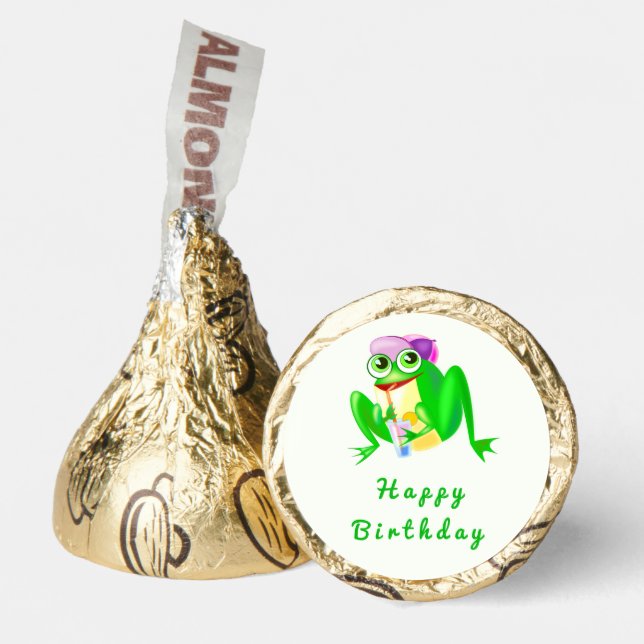 Happy Frog Your Birthday Hershey®'s Kisses® (Front)