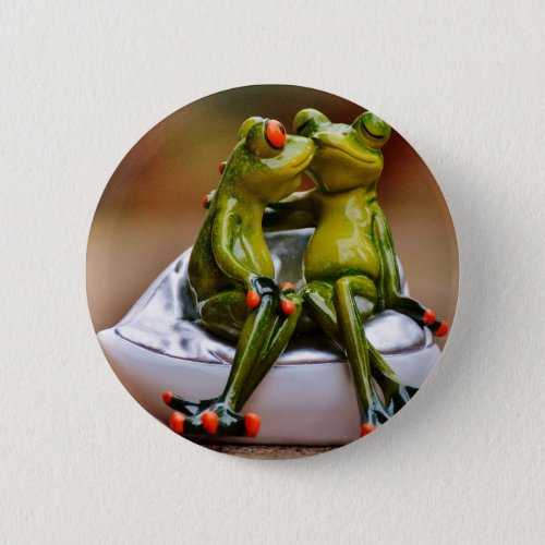 Happy Frogs Button