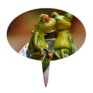 Happy Frogs Cake Topper