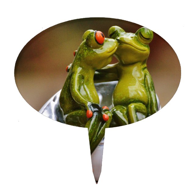 Happy Frogs Cake Topper (Front)