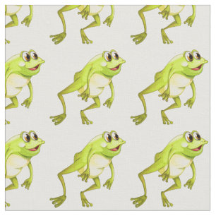 Happy Frogs Fabric