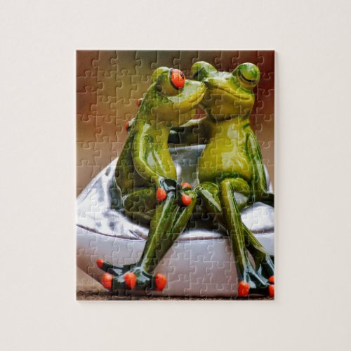 Happy Frogs Jigsaw Puzzle