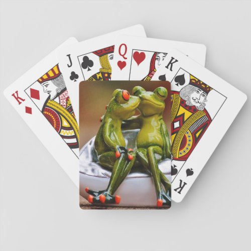 Happy Frogs Poker Cards