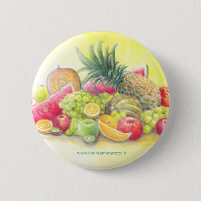 Happy fruits  button (Front)