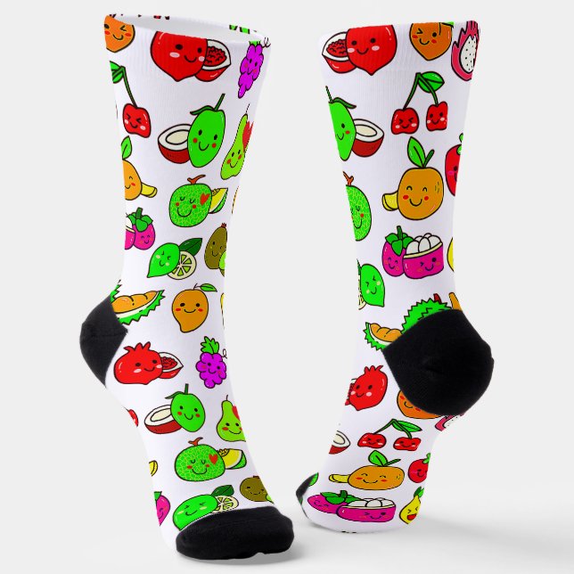 Happy Fruits! Socks (Angled)