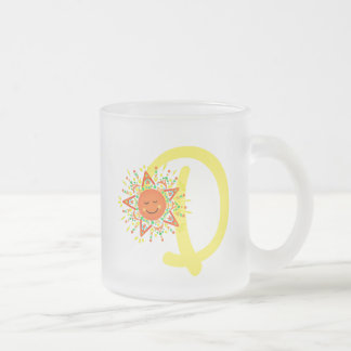 Happy fuel "D" Frosted Glass Coffee Mug