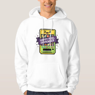 Happy Fuel Dispenser | Cute Vending Machine Snack Hoodie