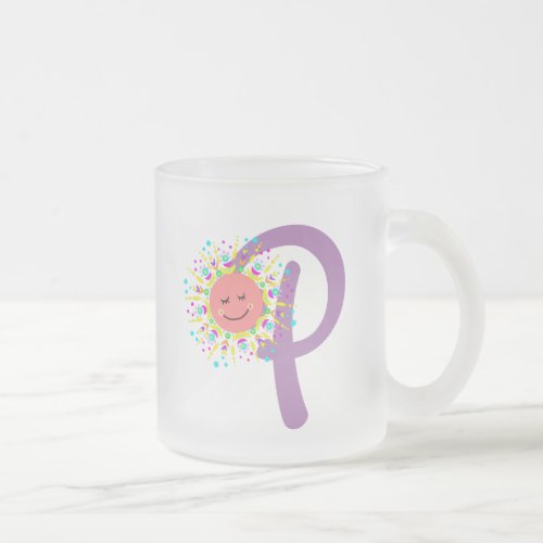 Happy fuel P Frosted Glass Coffee Mug
