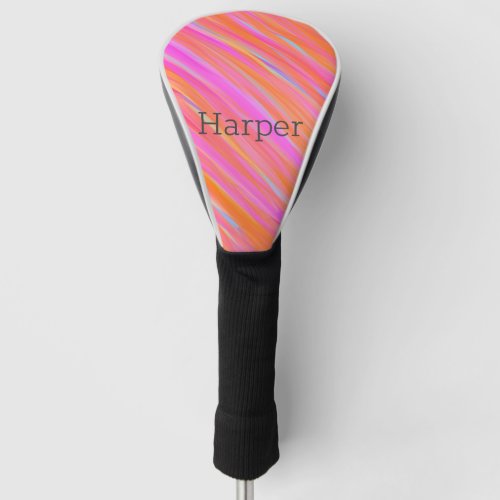 Happy Fun Colorful Bold Bright Collection Golf Head Cover