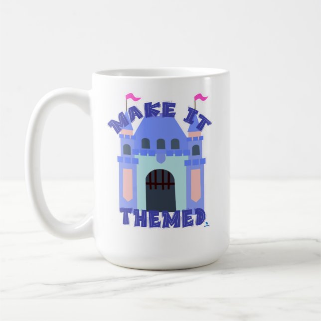 Happy Fun Make It Themed Castle Park  Coffee Mug (Left)