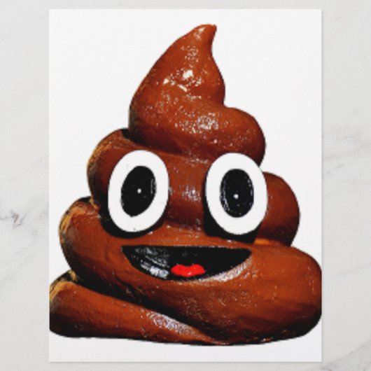 happy funny poop emoji (Front)