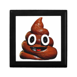 happy funny poop emoji gift box