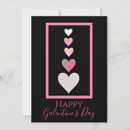 Happy Galentines Day Best Friend Hearts Cute Holiday Card