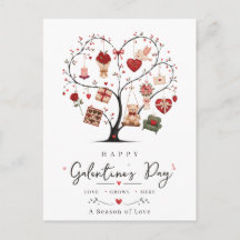 Happy Galentine's Day BFF Heart Tree Love