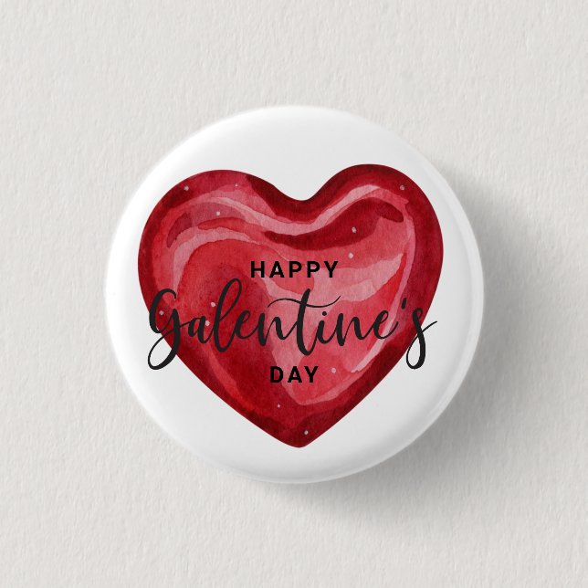 Happy Galentines Day Button (Front)