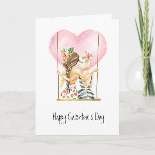 Happy Galentines Day Card