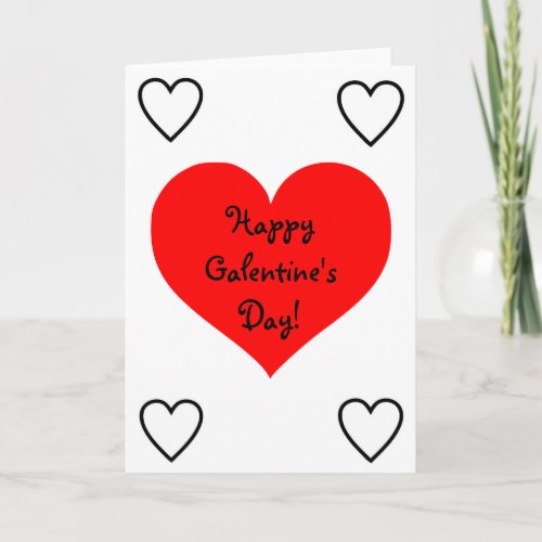 Happy Galentines Day Card