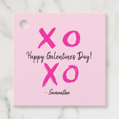 Happy Galentines Day Custom xoxo valentines Favor Tags