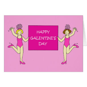 Happy Galentine's Day February 13th Cards