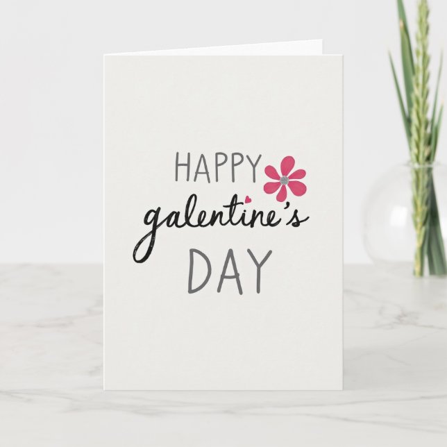 Happy Galentines Day Friendship Card (Front)