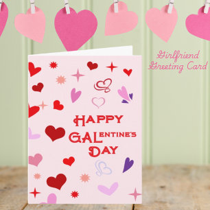 Happy Galentine's Day Friendship Valentine's Day Card