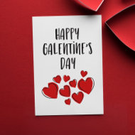 Happy Galentine's day girl friends Valentine's day Holiday Card