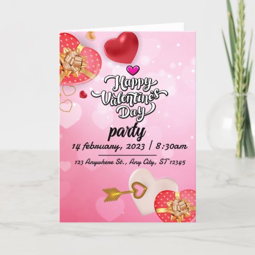 Happy Galentines day girlfriends Valentines day Holiday Card