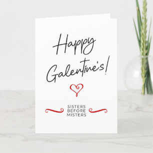 Happy Galentine's Day! Letterpress Thank You Card