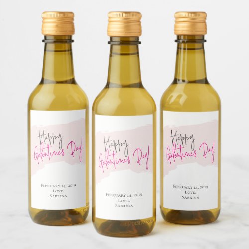 Happy Galentines Day Mini Wine Labels