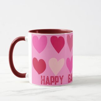 Happy Galentines Day Multicolor Fun Hearts Party