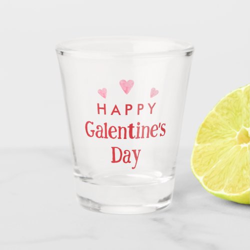 Happy Galentines Day Party Favor Shot Glass