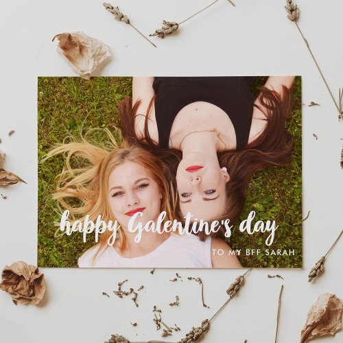 Happy Galentines day photo card