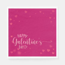 Happy Galentine's Day Pink Red
