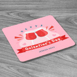 Happy Galentine's Day Red Wine Glasses Hearts Square Paper Coaster<br><div class="desc">Happy Galentine's Day red wine glasses pink hearts paper coaster. You can TRANSFER this DESIGN on other Zazzle products and adjust it to fit most of the Zazzle items. Thank you for choosing our designs and stopping by the Standard Studio Designs.</div>