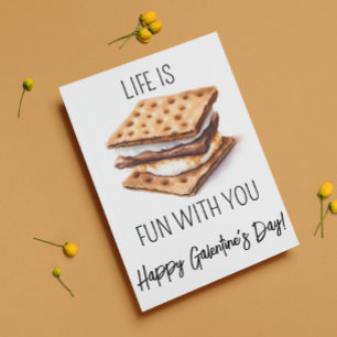 Happy Galentine's Day Smores Card