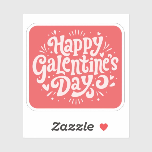 Happy Galentine's Day Sticker (Sheet)