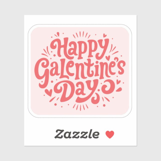 Happy Galentine's Day Sticker (Sheet)