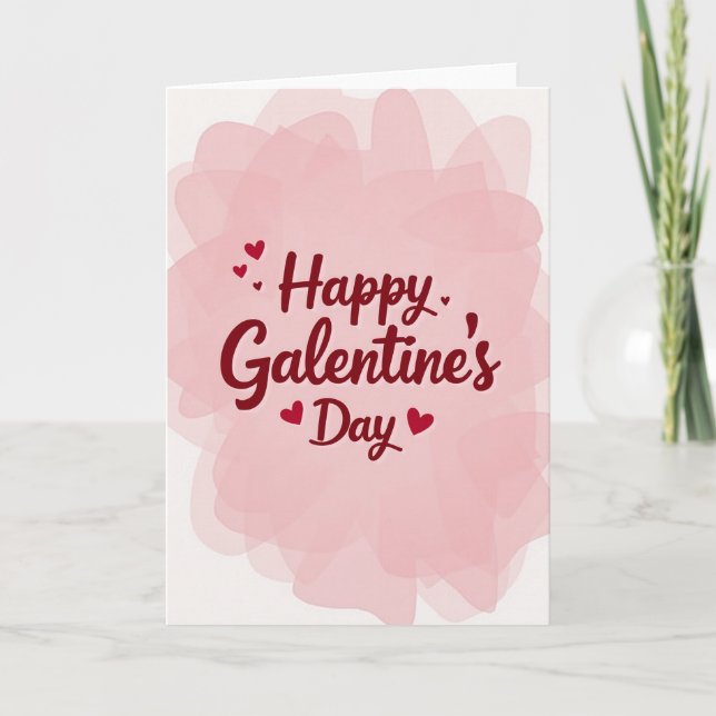 Happy Galentines Day Women Card (Front)